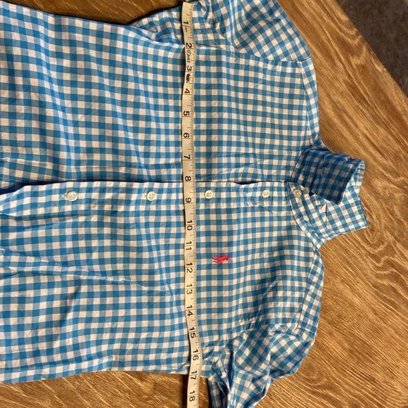 Ralph Lauren button down shirt blue and white cotton size 2 . Perfect condition - Picture 5 of 6